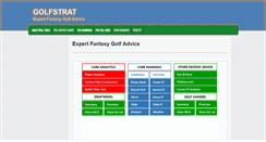 Desktop Screenshot of golfstrat.com