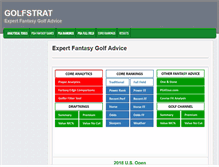 Tablet Screenshot of golfstrat.com